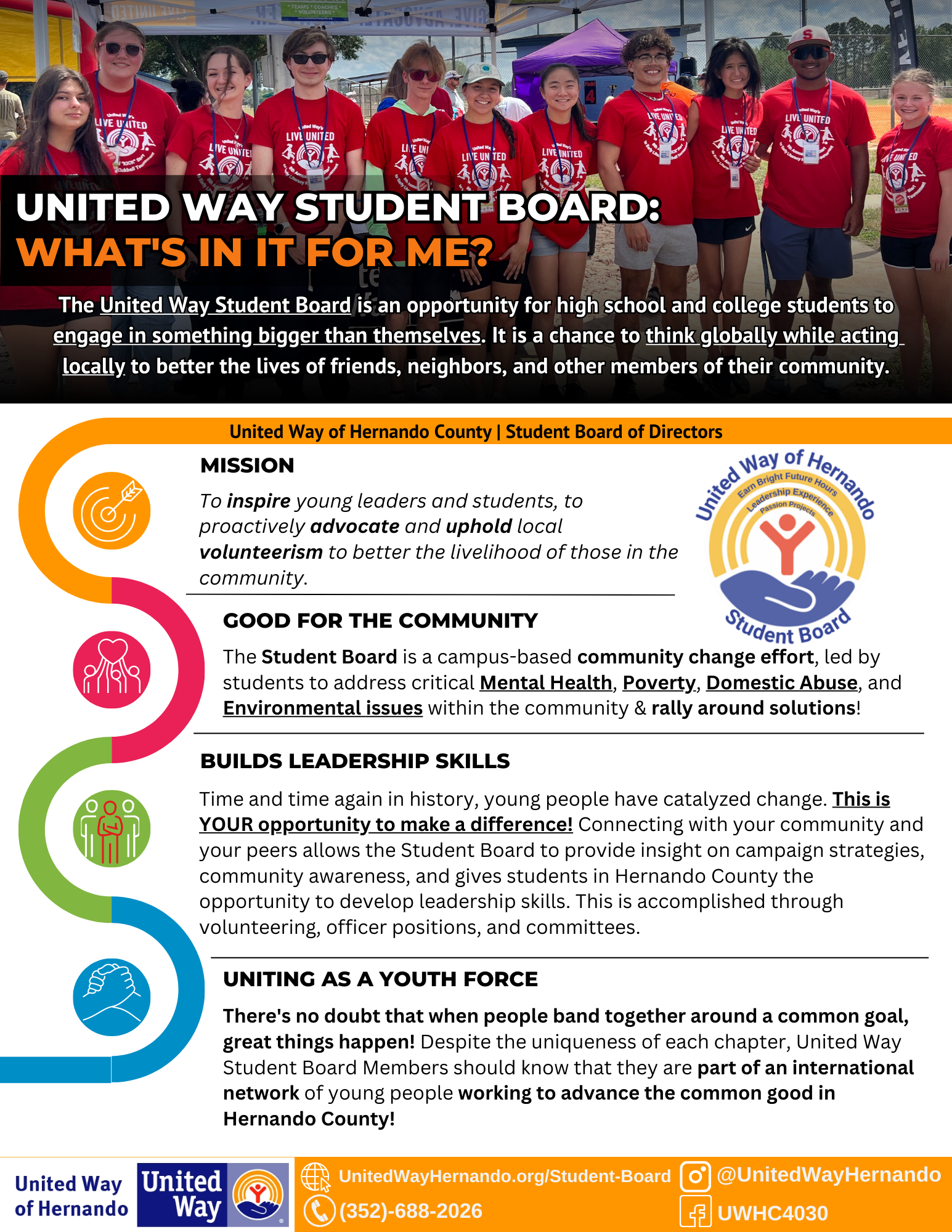United Way Student Board: What's In it For Me?