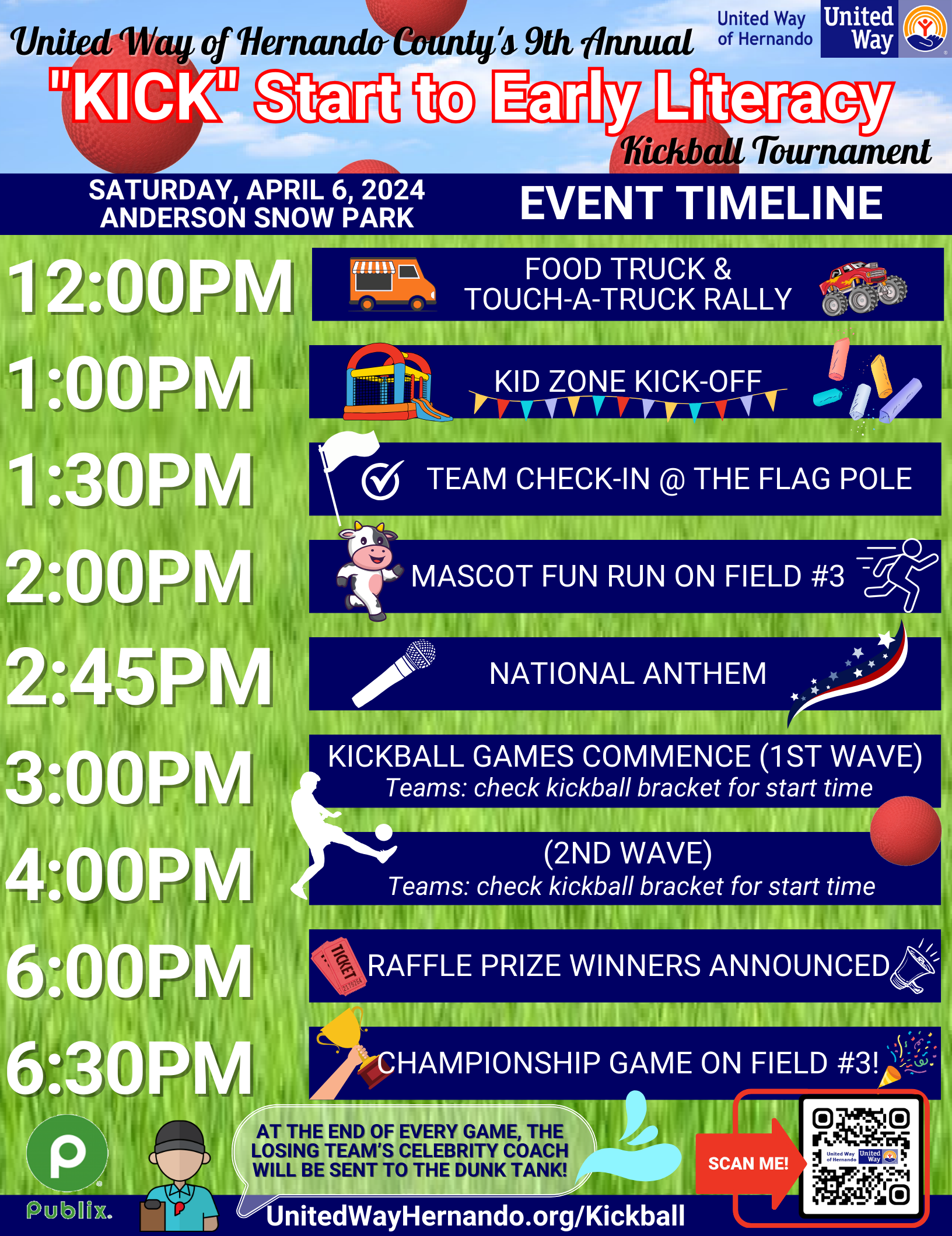 2024 Kickball Event Timeline 