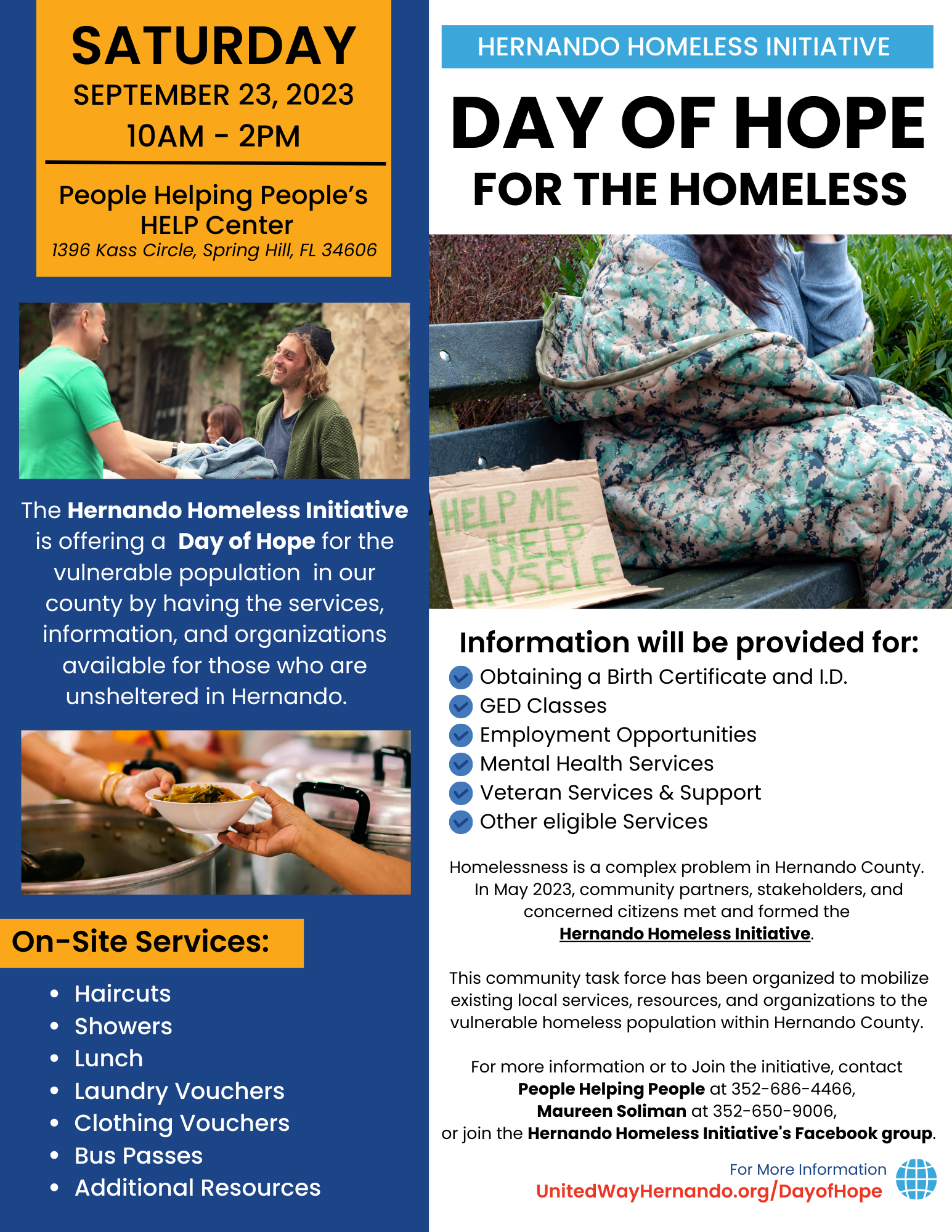 Day of Hope For the Homeless