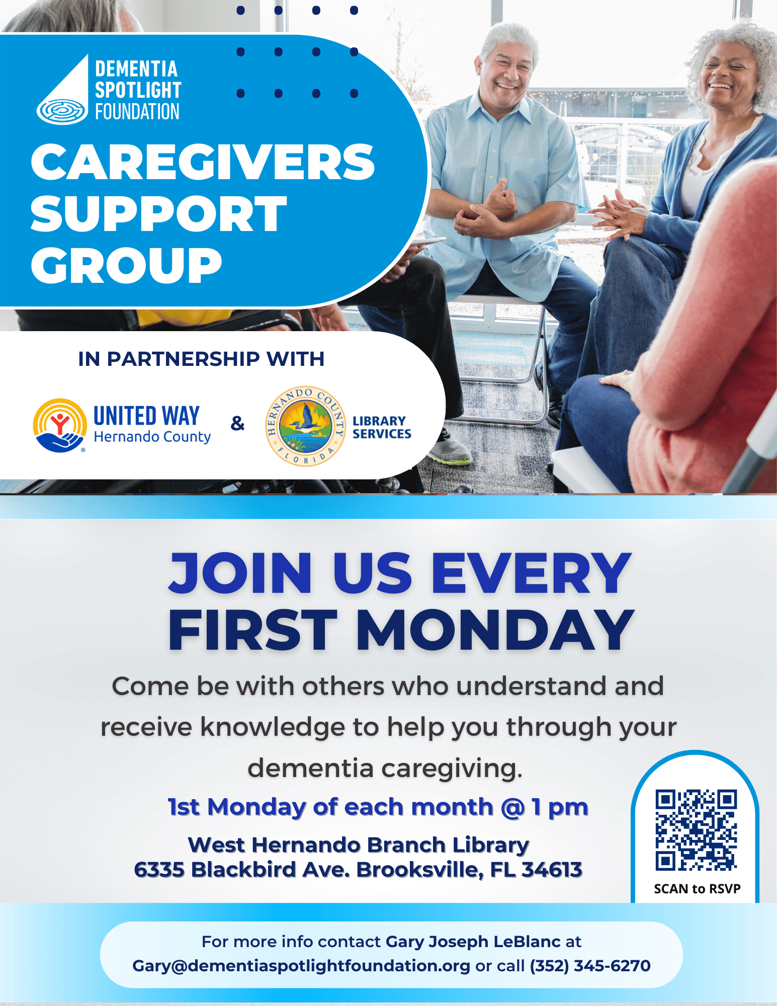 Dementia Care Support Group Flyer