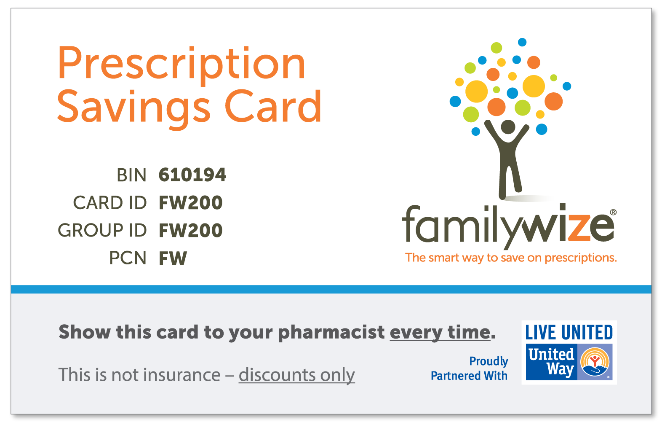 FamilyWize Card