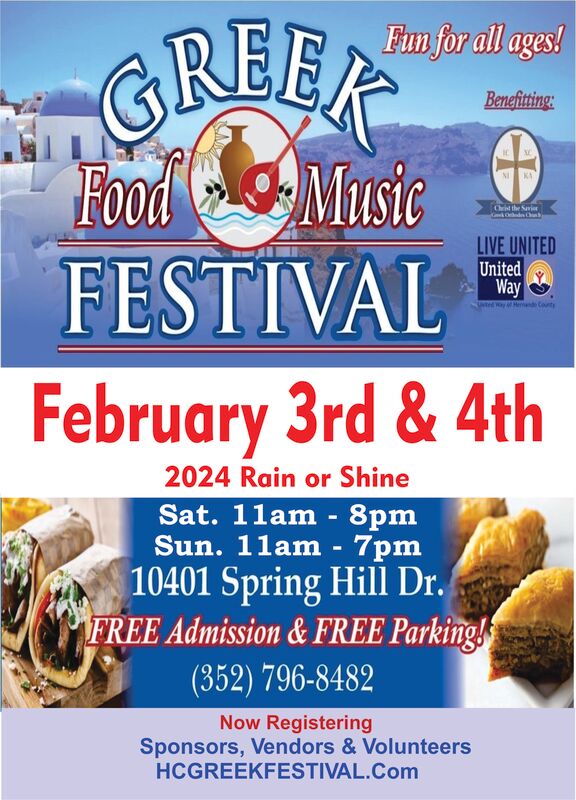 Greek Festival flyer