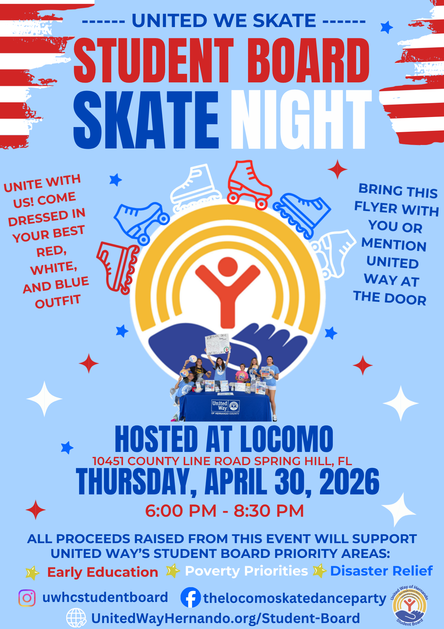 Skate Night flyer