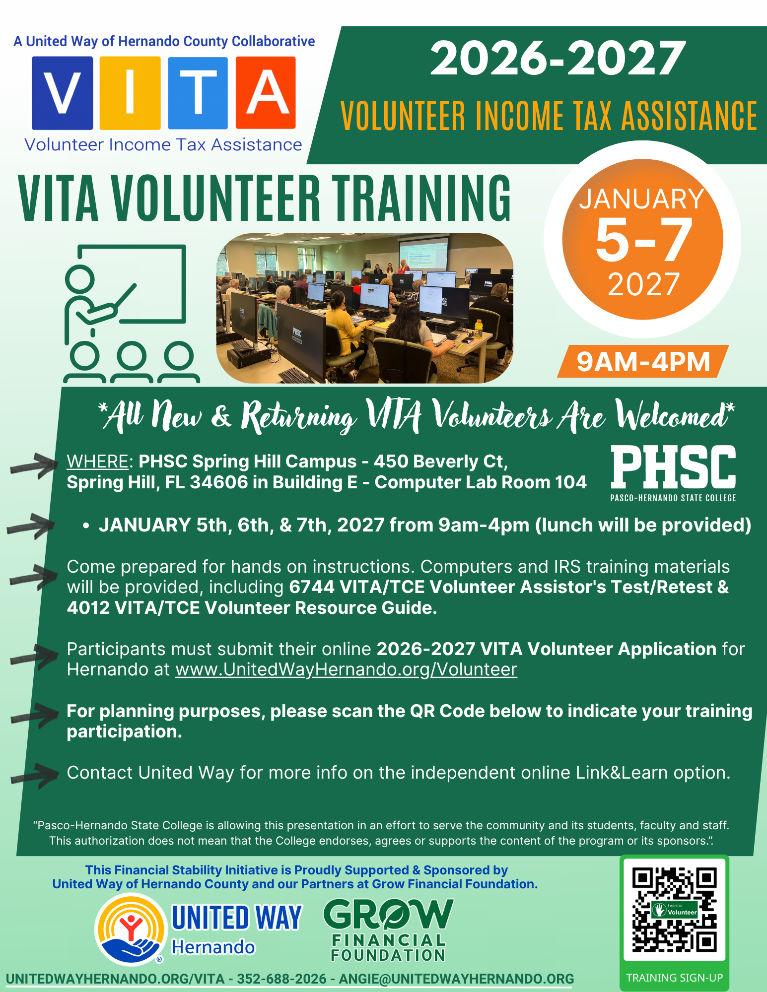 VITA Volunteer Training